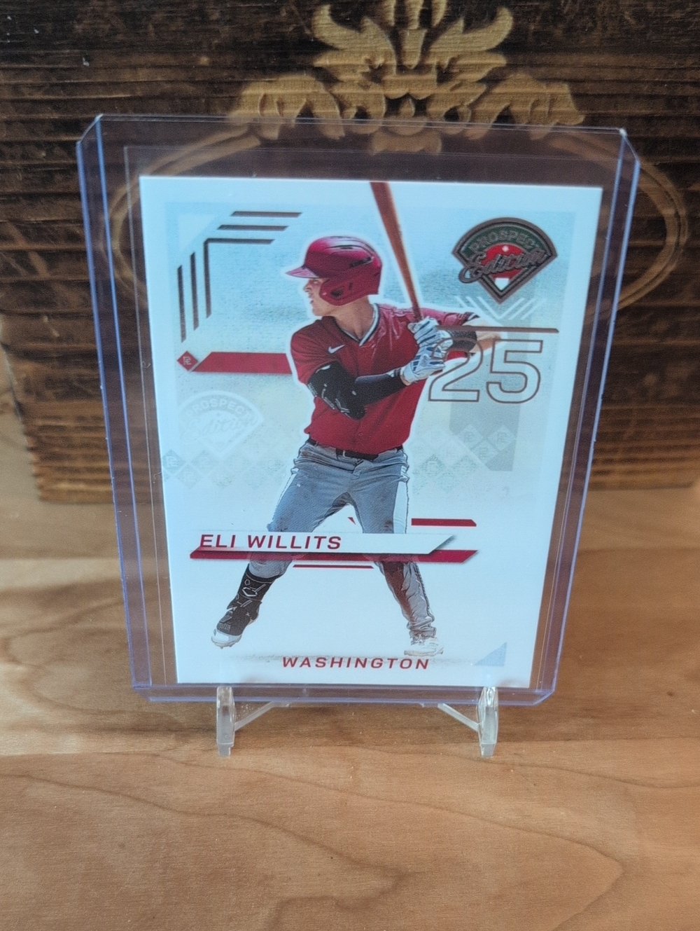 2025 Panini Prospects Edition Eli Willits Rookie Card Nationals